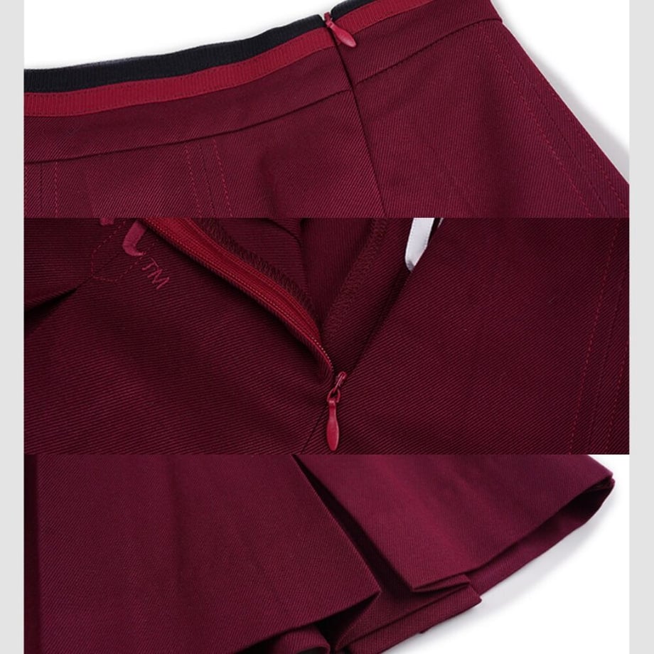 wizard school mini pleated skirt