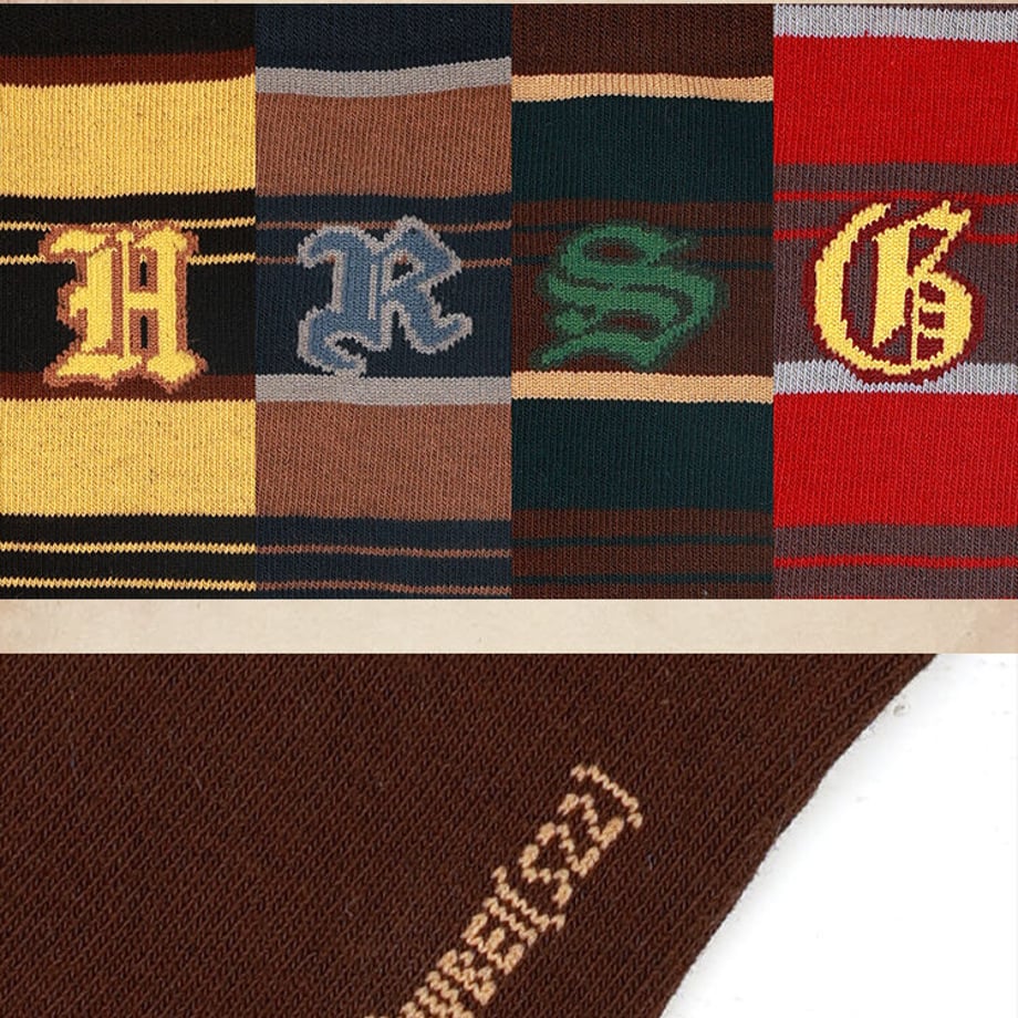 wizard school striped socks