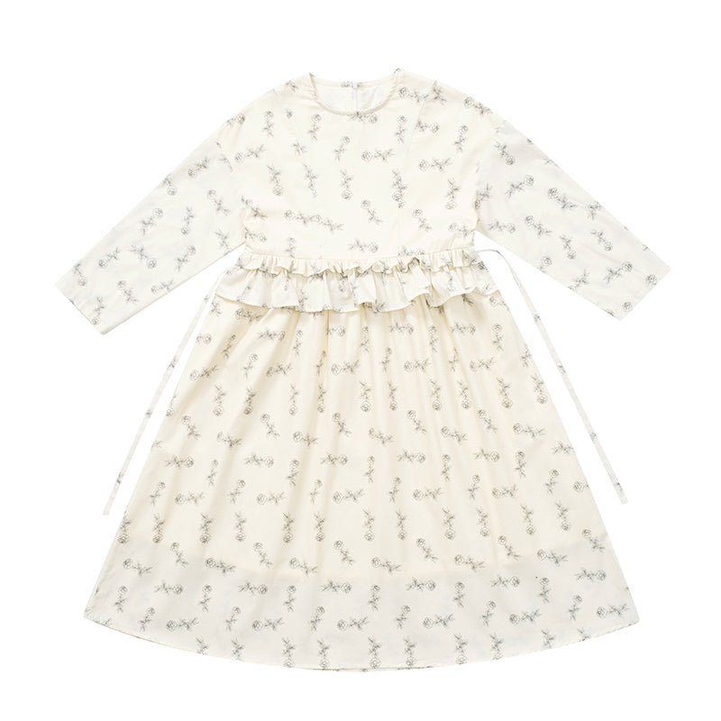 Yet Japanese style cream rose print skirt