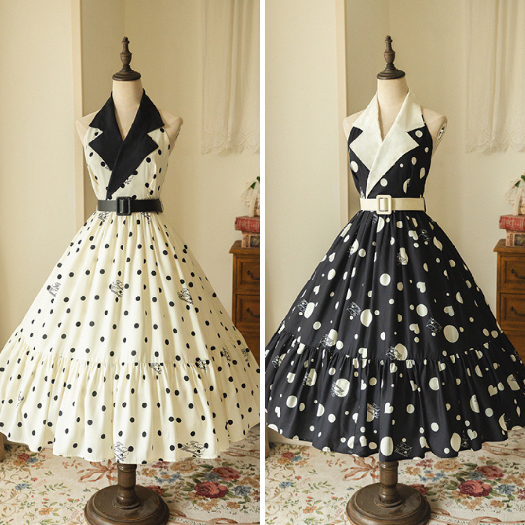 Retro outfit 2025 polka dots