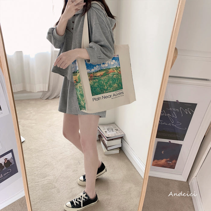 Plain near Auversトートバッグ