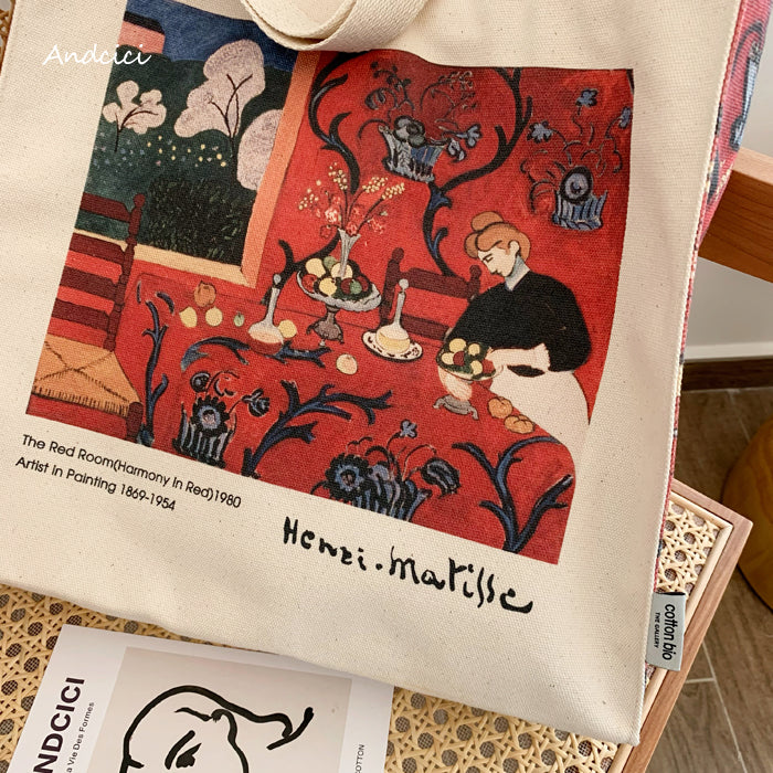 Harmony in Redトートバッグ