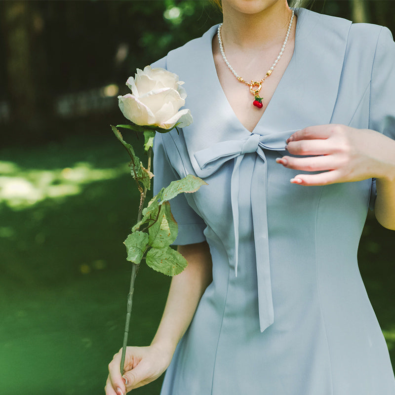 Misty Blue Lady Classical Dress remulia Misty Blue Lady Classical Dress remulia