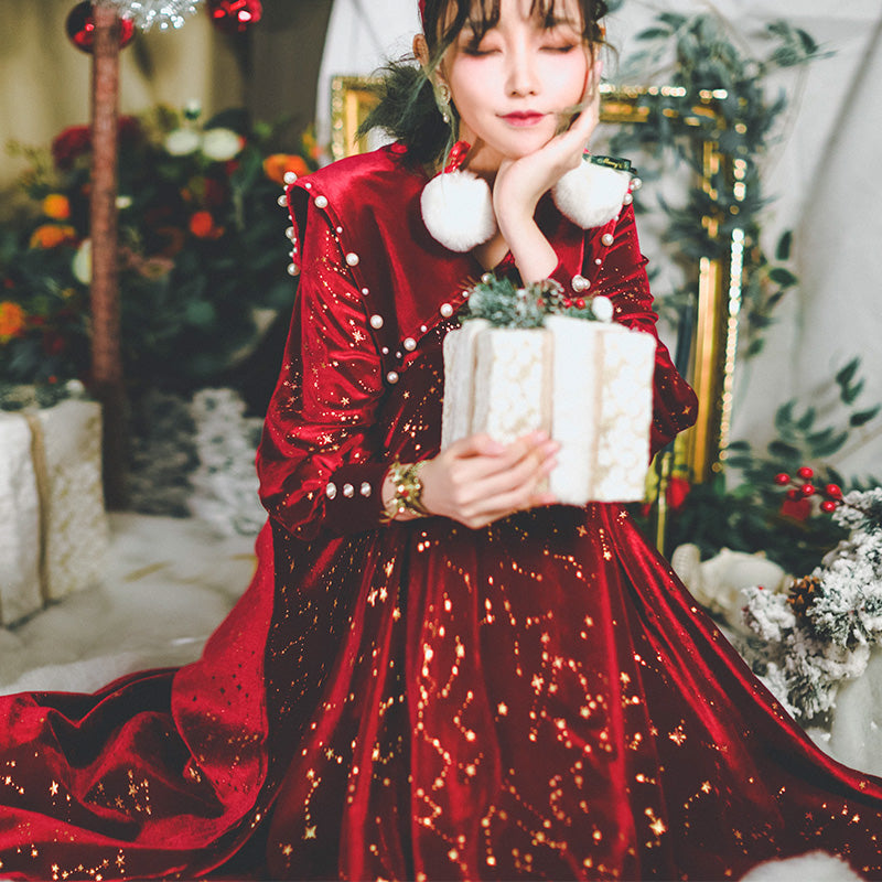 Christmas color elegant dress remulia Christmas color elegant dress remulia