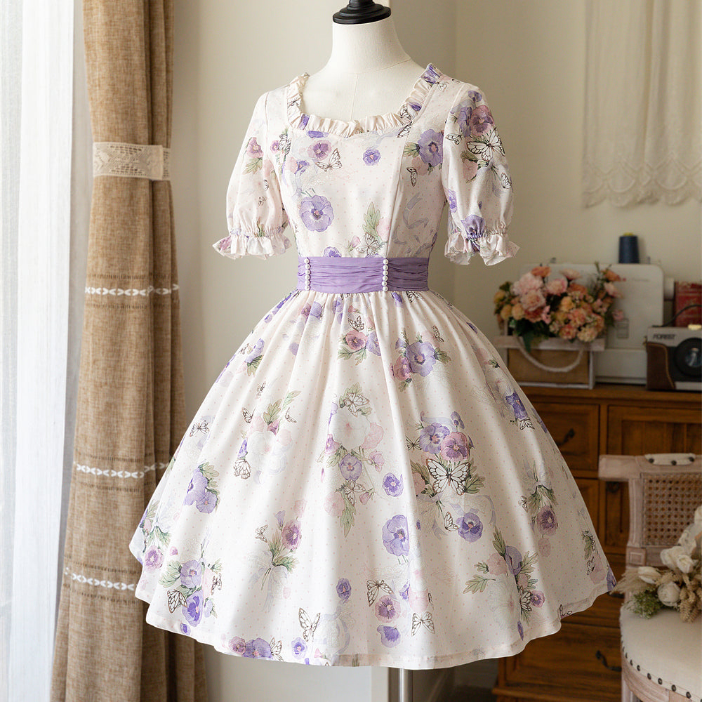 purple watercolor dress Real Love Purple Watercolor Midi Dress, X-Large - The Mint Julep Boutique