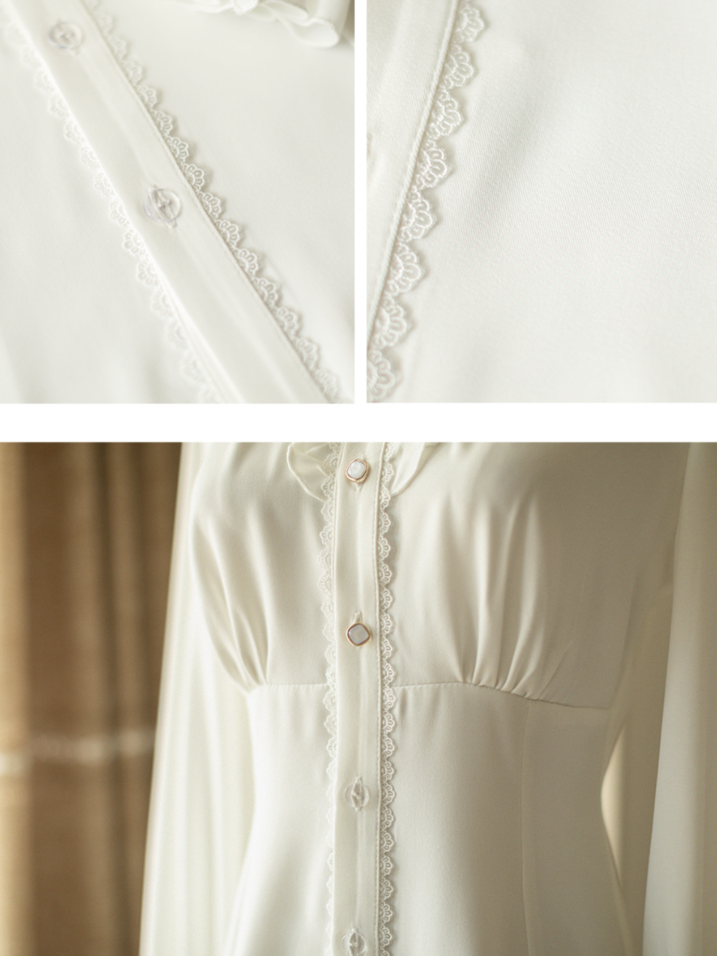 英国のお嬢様ジャンパースカートとハイネックリボンブラウス