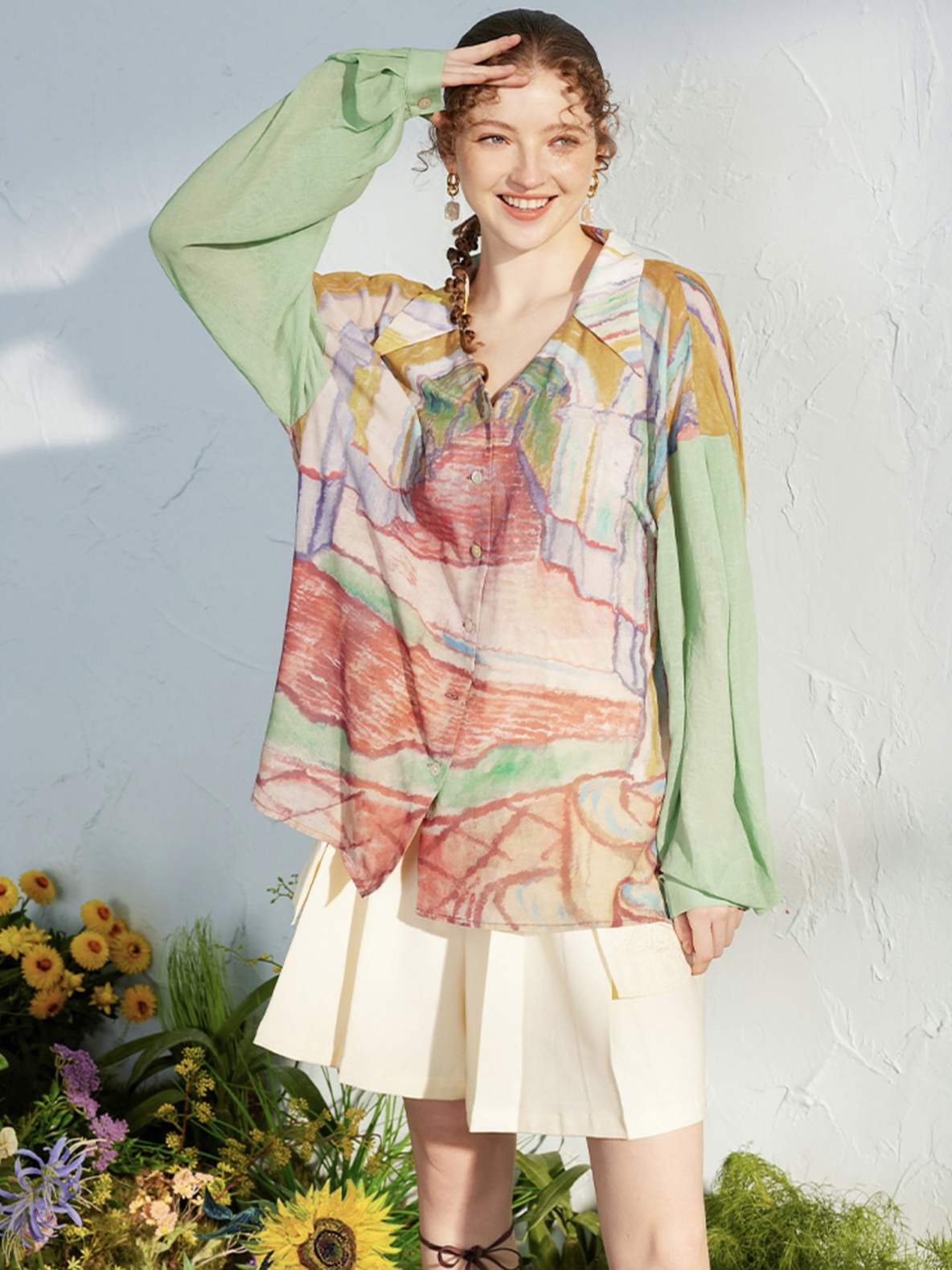 サン=レミのサン=ポール病院の廊下ブラウス