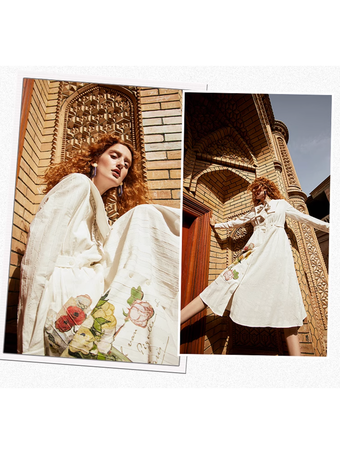 花瓶の向日葵とバラとアネモネのある日本の花瓶のワンピース