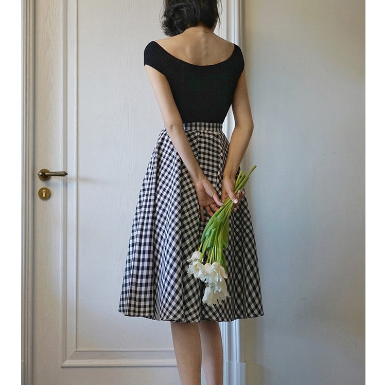 侯爵夫人のヴィンテージニットトップス