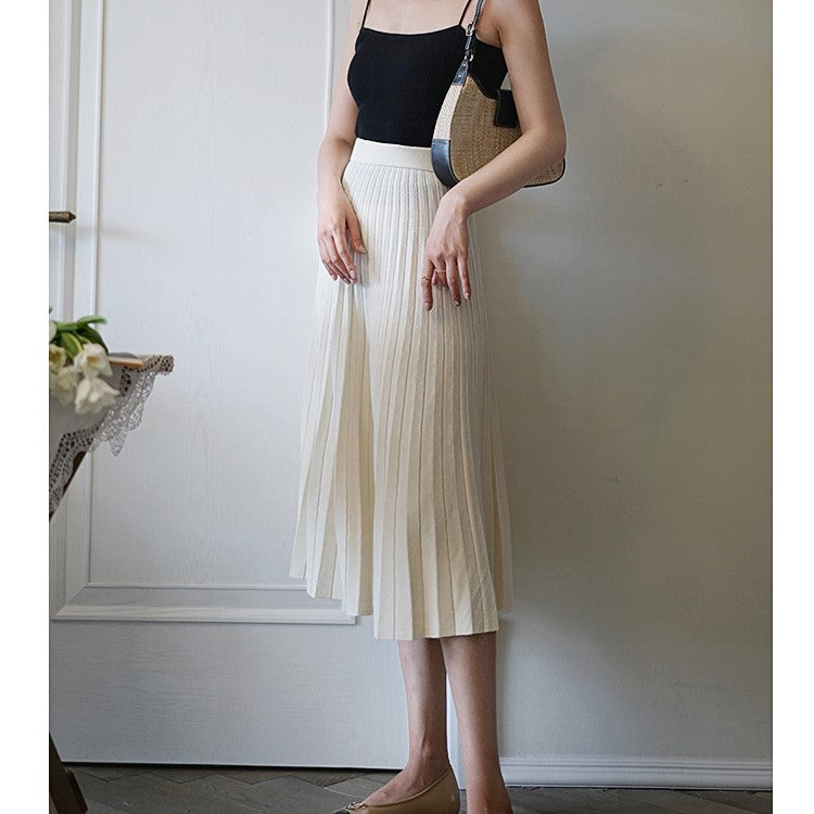 子爵夫人のフレンチニットスカート