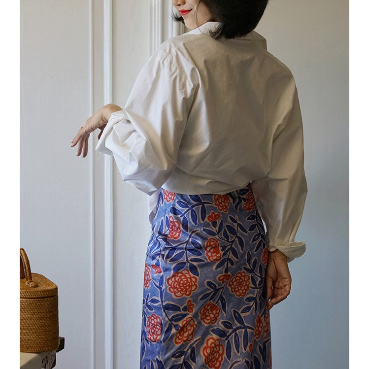 和蘭夫人のバットウィングスリーブシャツ