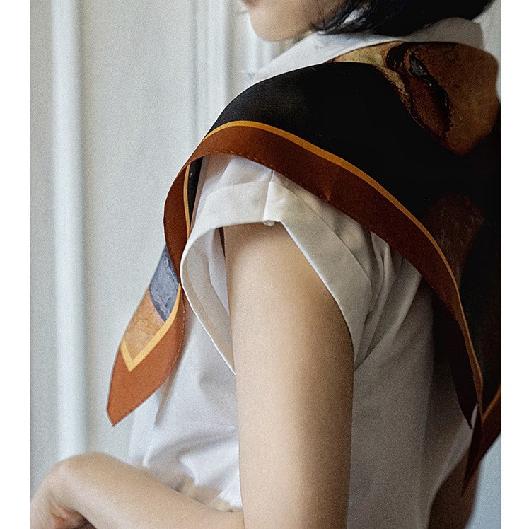 西洋淑女のヴィンテージホワイトブラウス