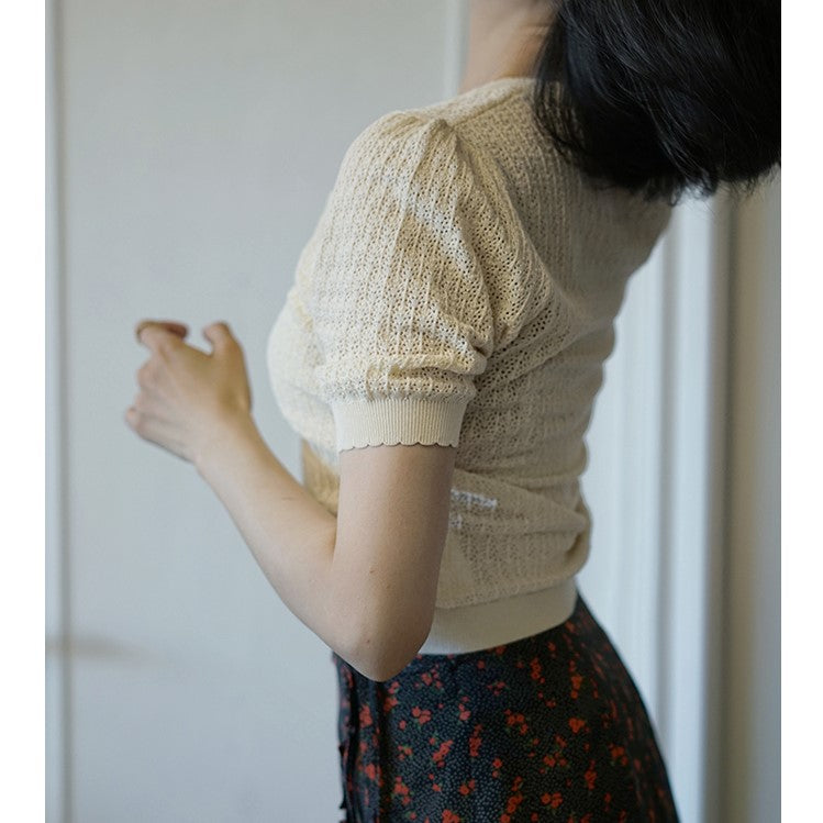 英国淑女のカラフルニットカーディガン