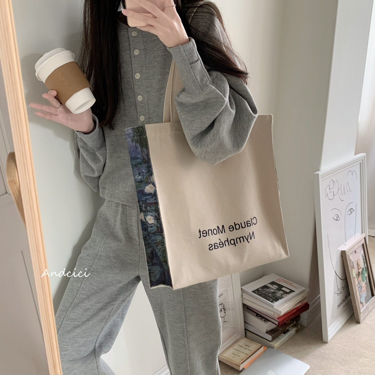 Monet Water lilyトートバッグ