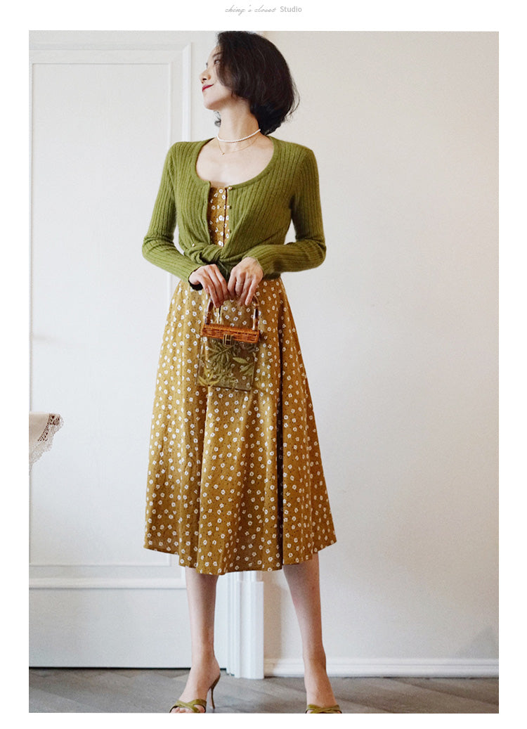 淑女のためのクラシックニットカーディガン