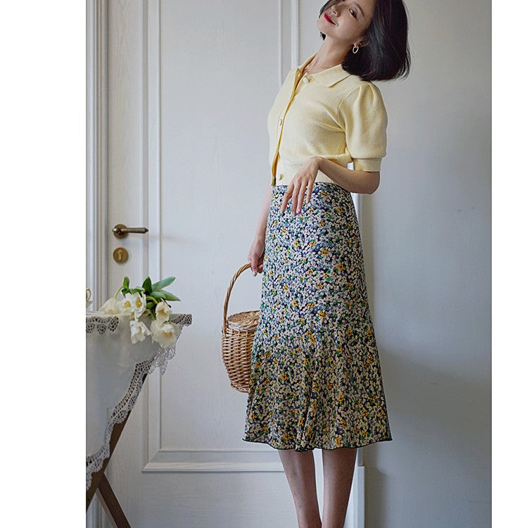 色彩の交響曲を奏でるニットカーディガン