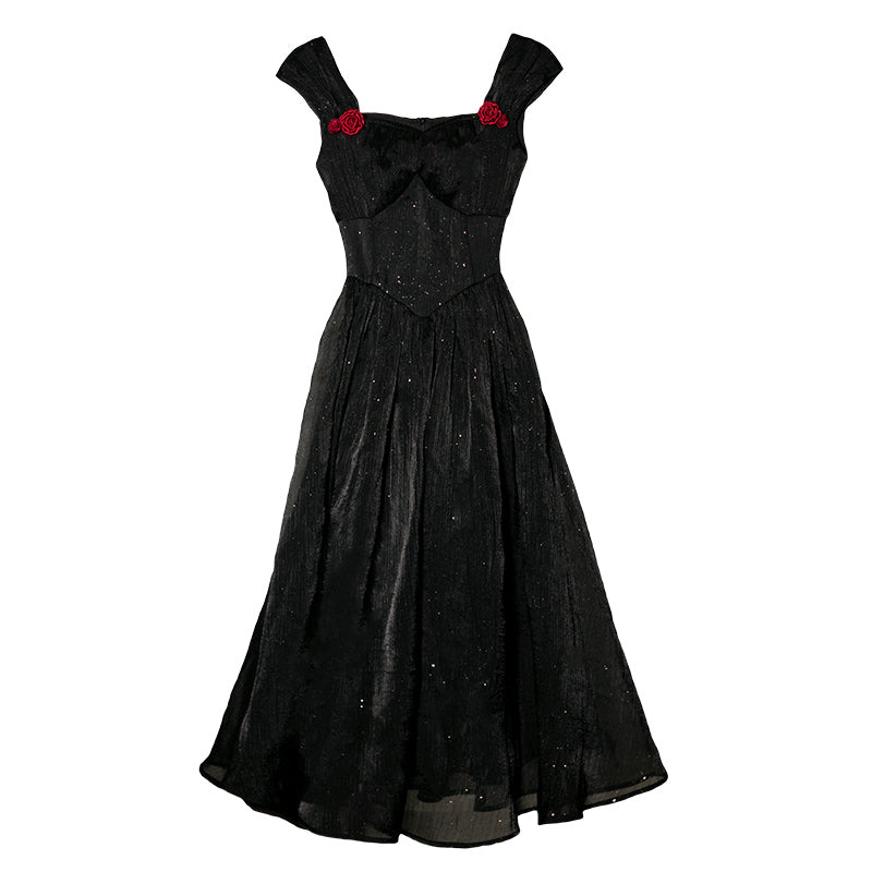 漆黒の星河のクラシカルワンピース