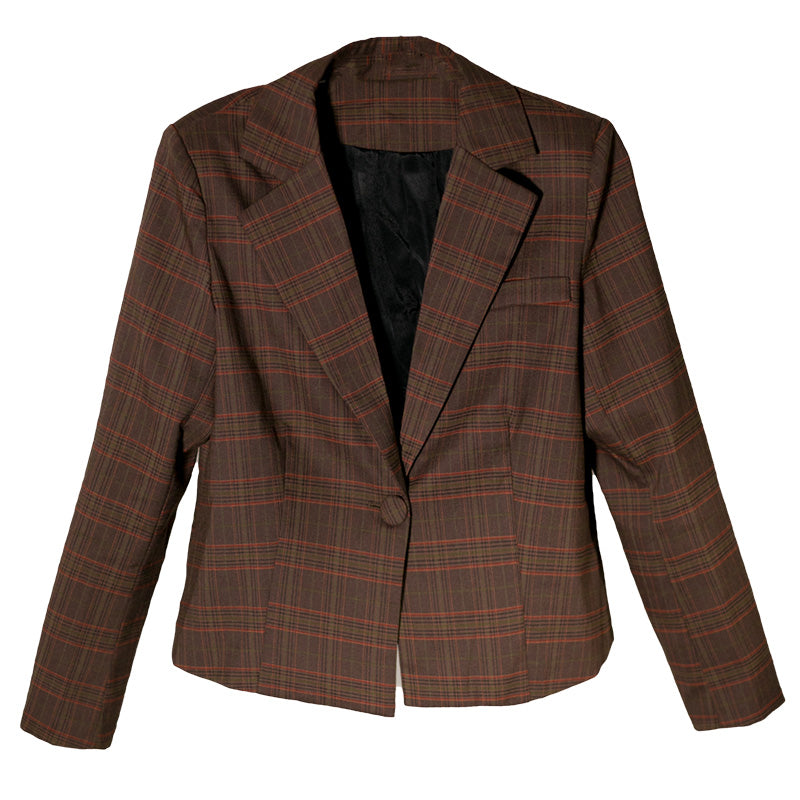 英国格子縞クラシックジャケット