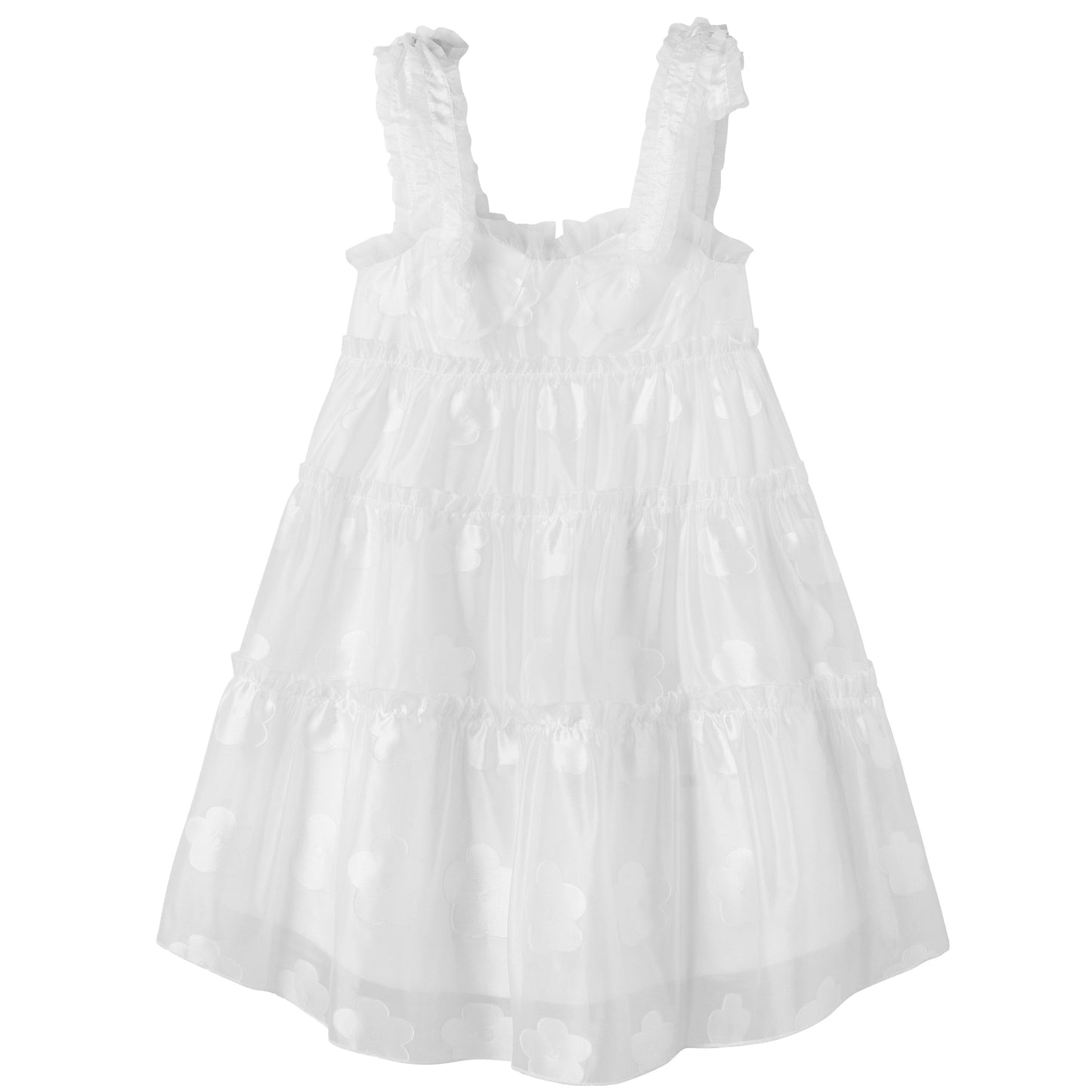 純情な堕天使の花びら模様ワンピース