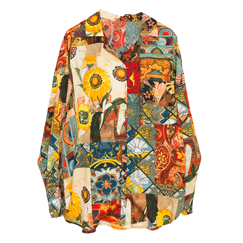 向日葵ヴィンテージシャツ