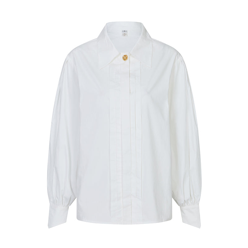 貴婦人ホワイトクラシカルブラウス