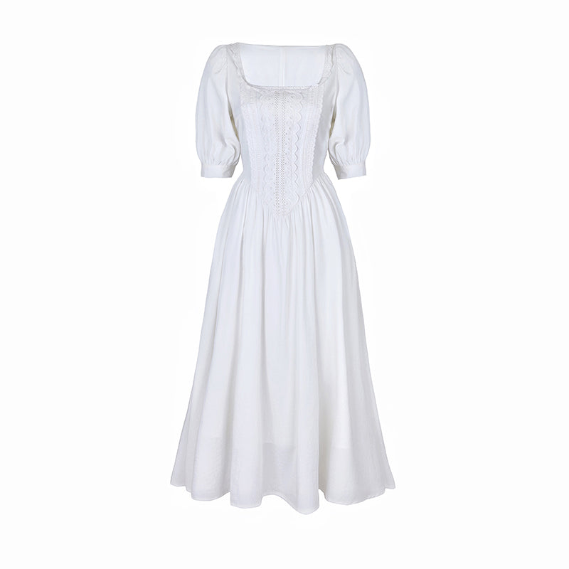 白糸刺繍ヴィンテージワンピース