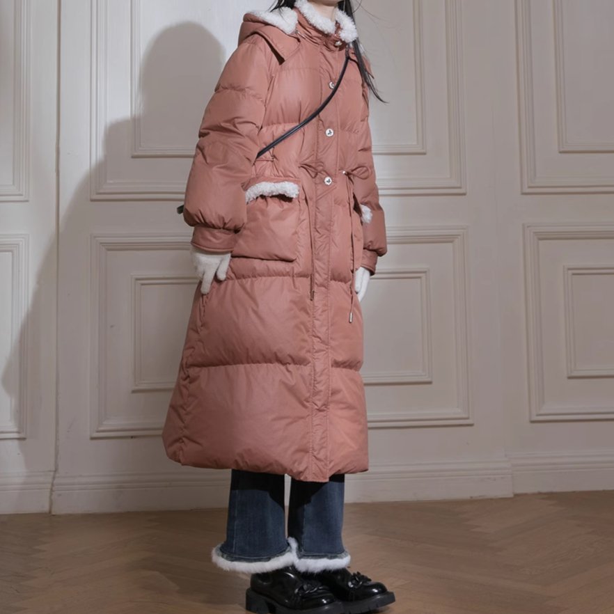 Blue Velvet Flare Raw Edge Nine-Point Jeans