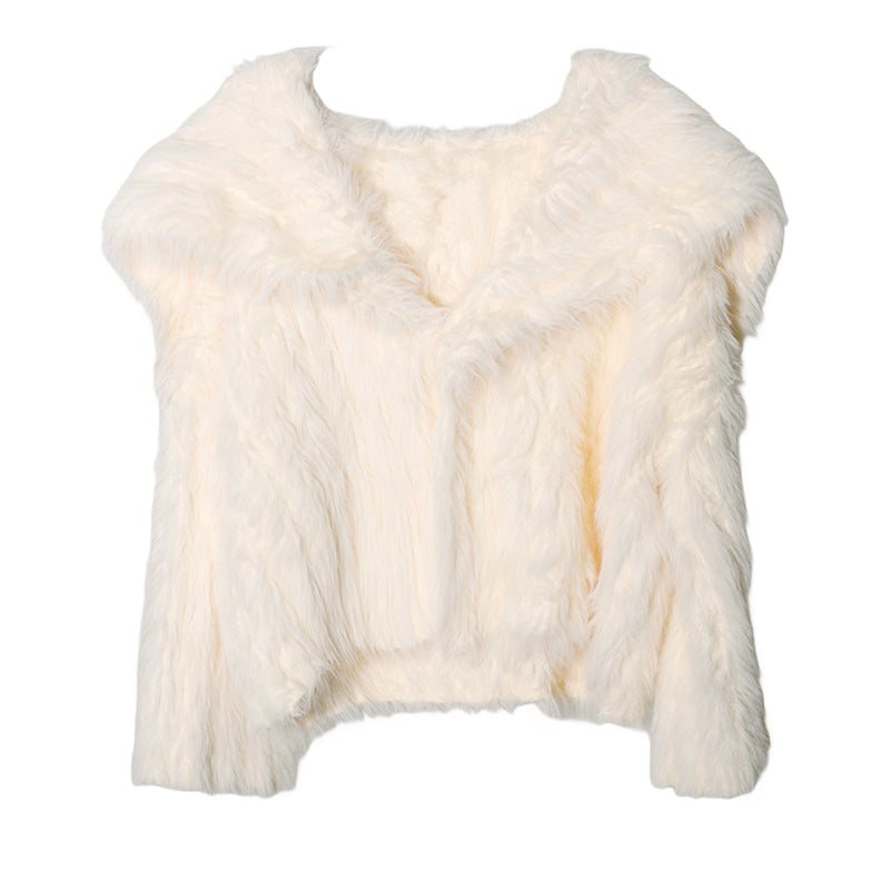 花弁雪のお嬢様のファージャケット