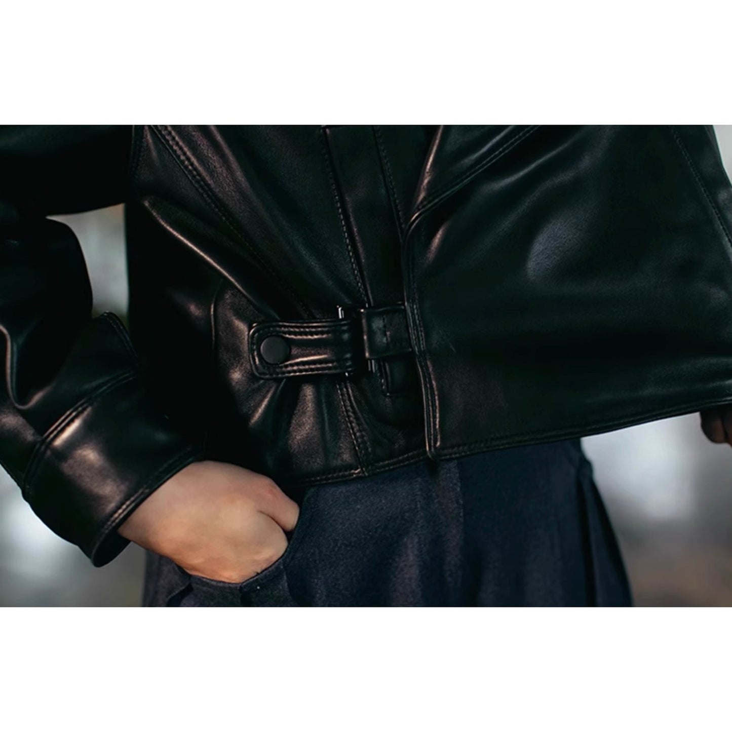 黒曜石の貴婦人のレザージャケット