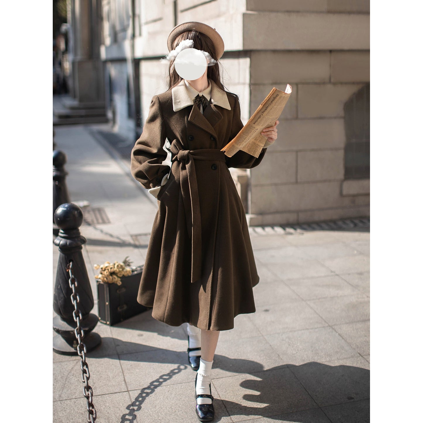 英国令嬢のクラシカルヘップバーンコート