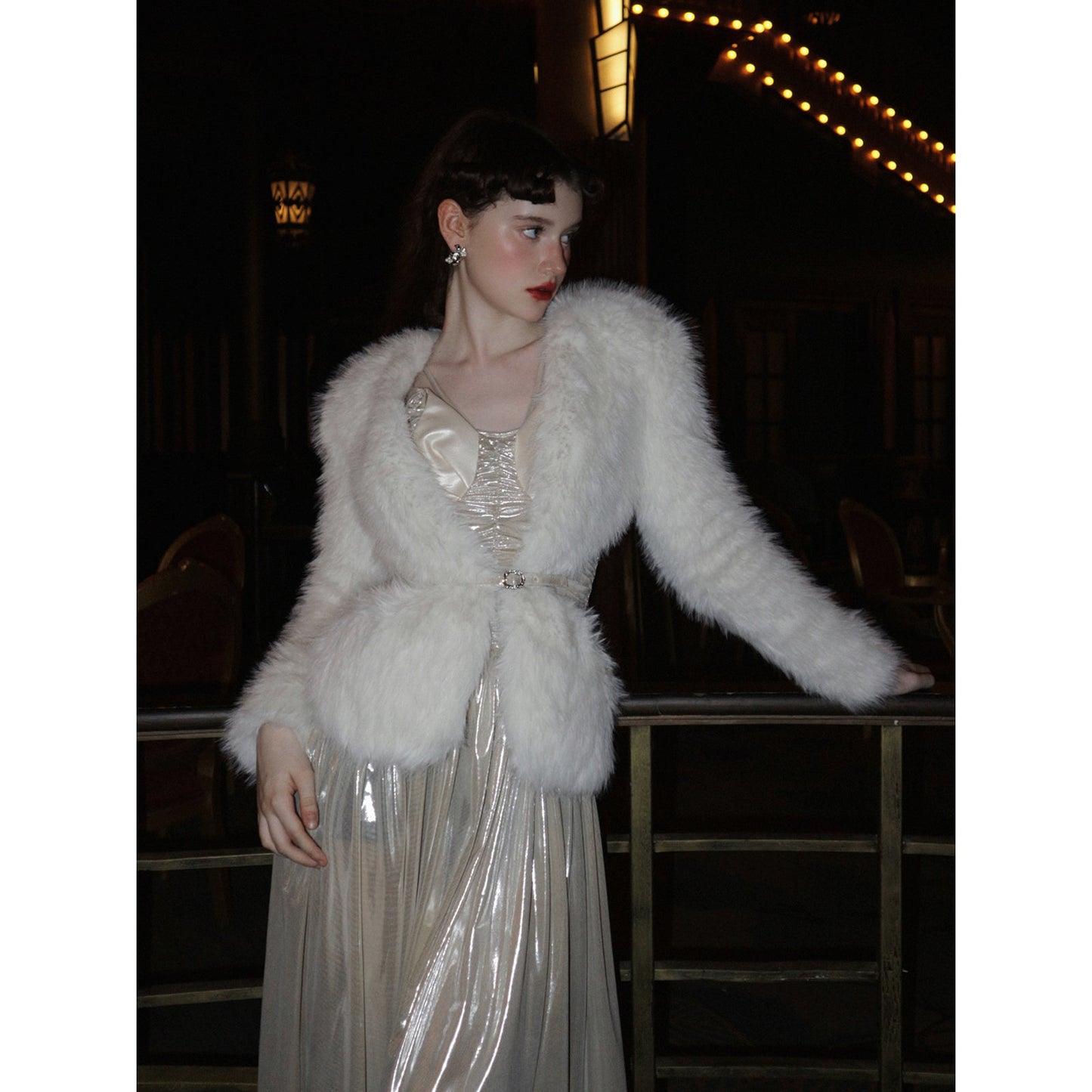 月明かりの舞踏会のキャミソールワンピース