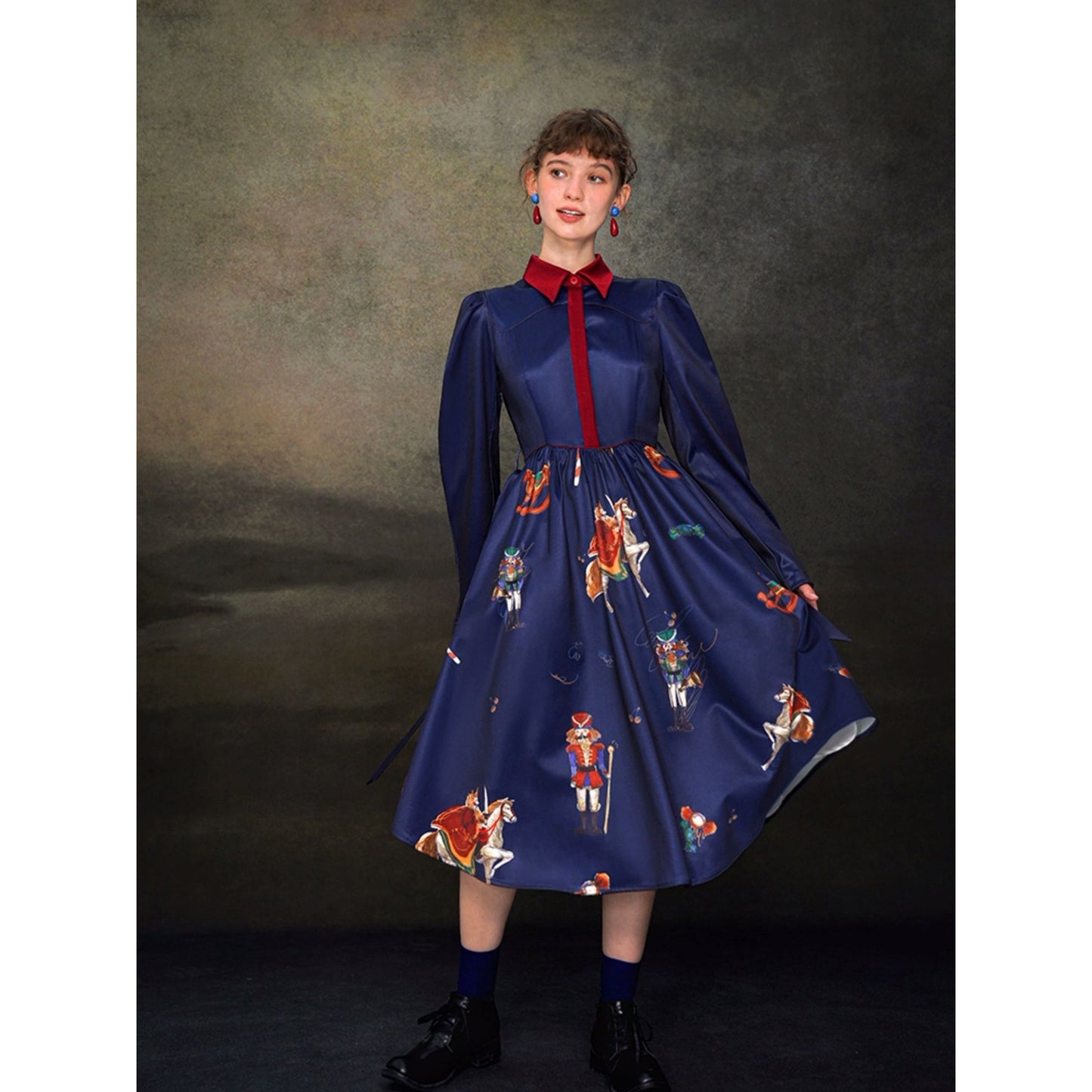 くるみ割り人形の描画ワンピース