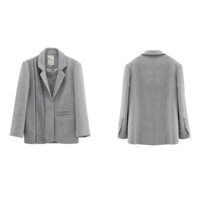 FUSSED21AW sweater suit jacket