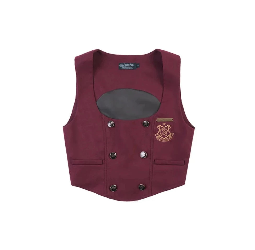 魔法学校の文学刺繍ベスト