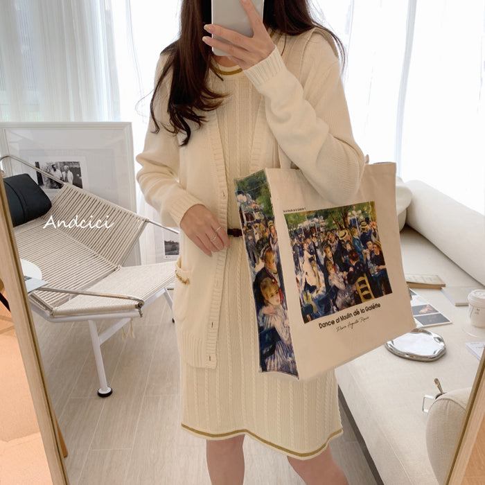 Dance at Moulin de la Galetteトートバッグ