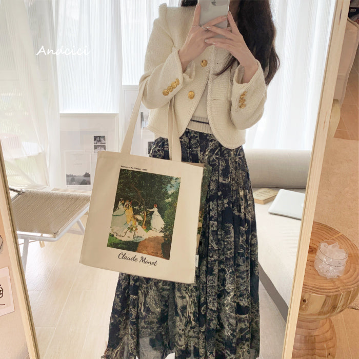 Women in the Gardenトートバッグ