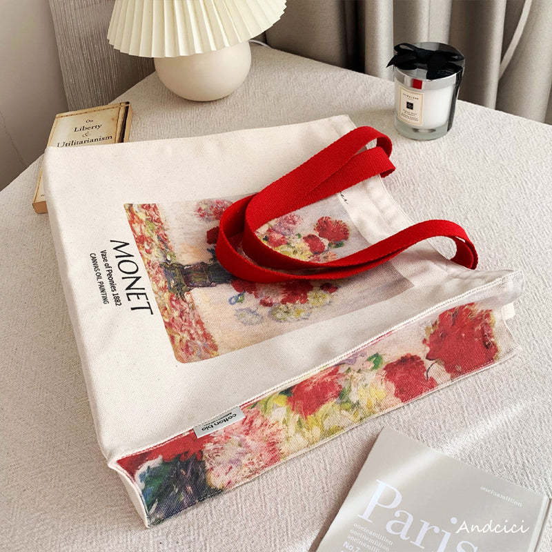 Vase of Peoniesトートバッグ