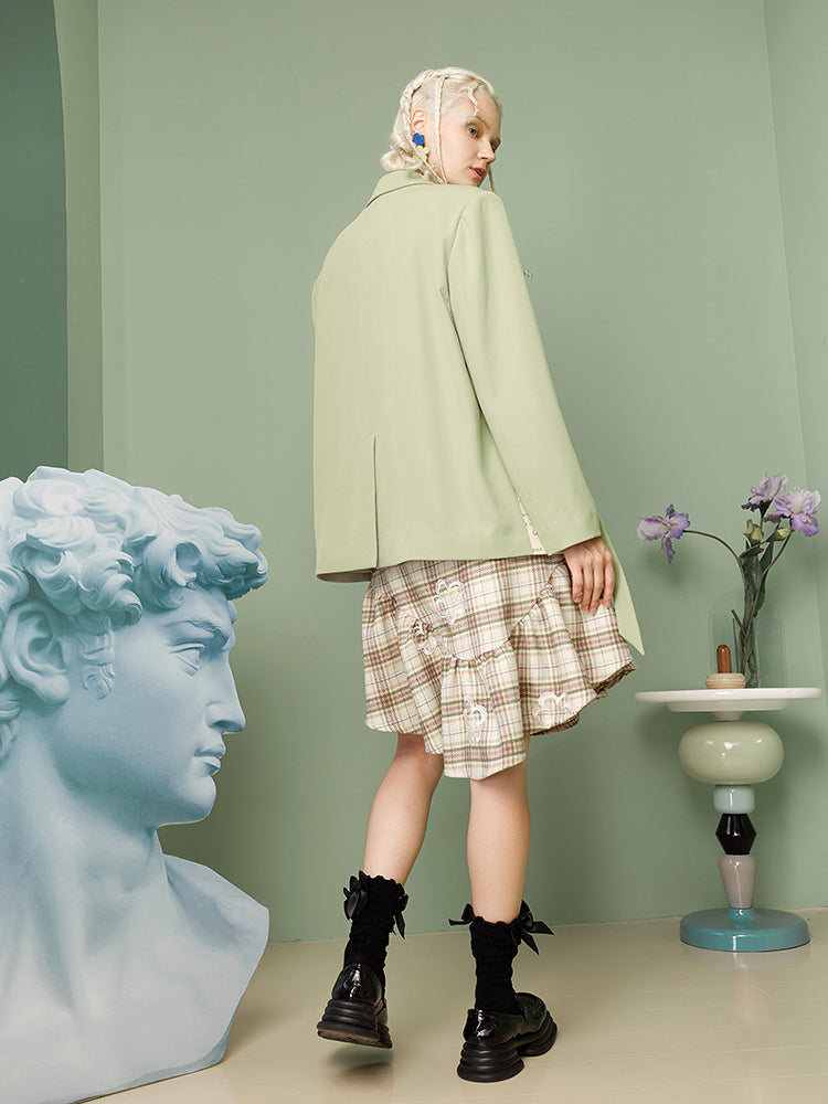 薔薇のある花瓶とテオへの手紙のパッチワークジャケット