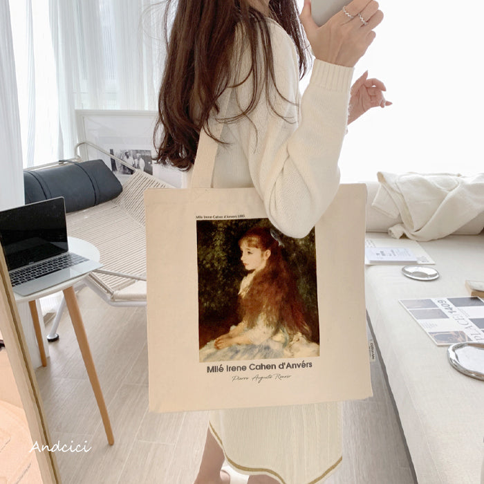 Portrait of Mademoiselle Irene Cahen d'Anversトートバッグ