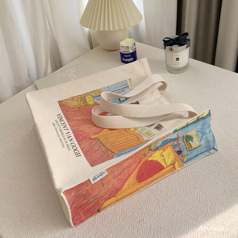 Bedroom in Arlesトートバッグ