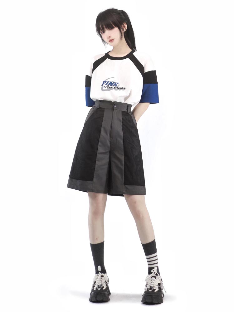 Space Girl's Docking Long shirt, Strap dress, T-shirt, Vest and Half pants