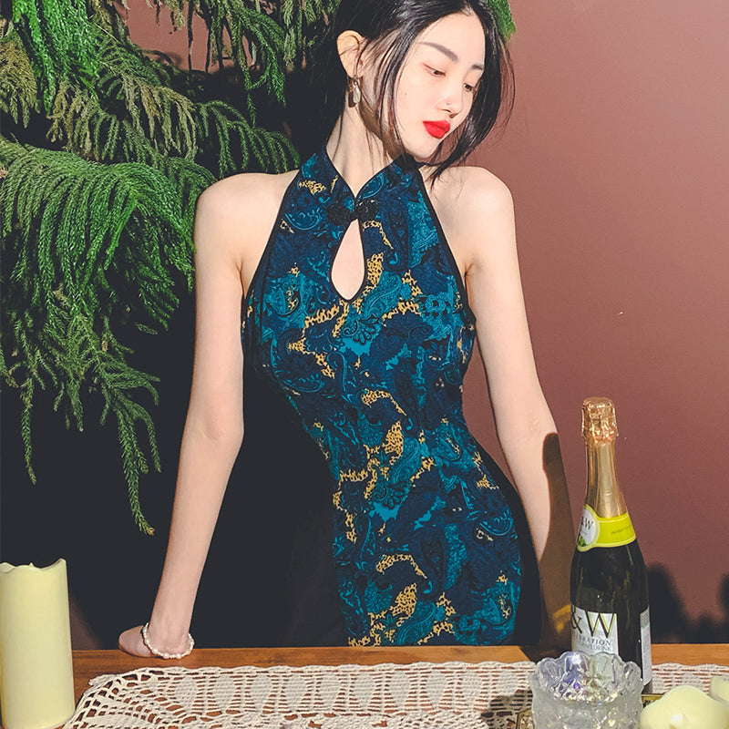 blue china pattern dress Indian Cotton Summer Dress - China Blue Paisley | inara