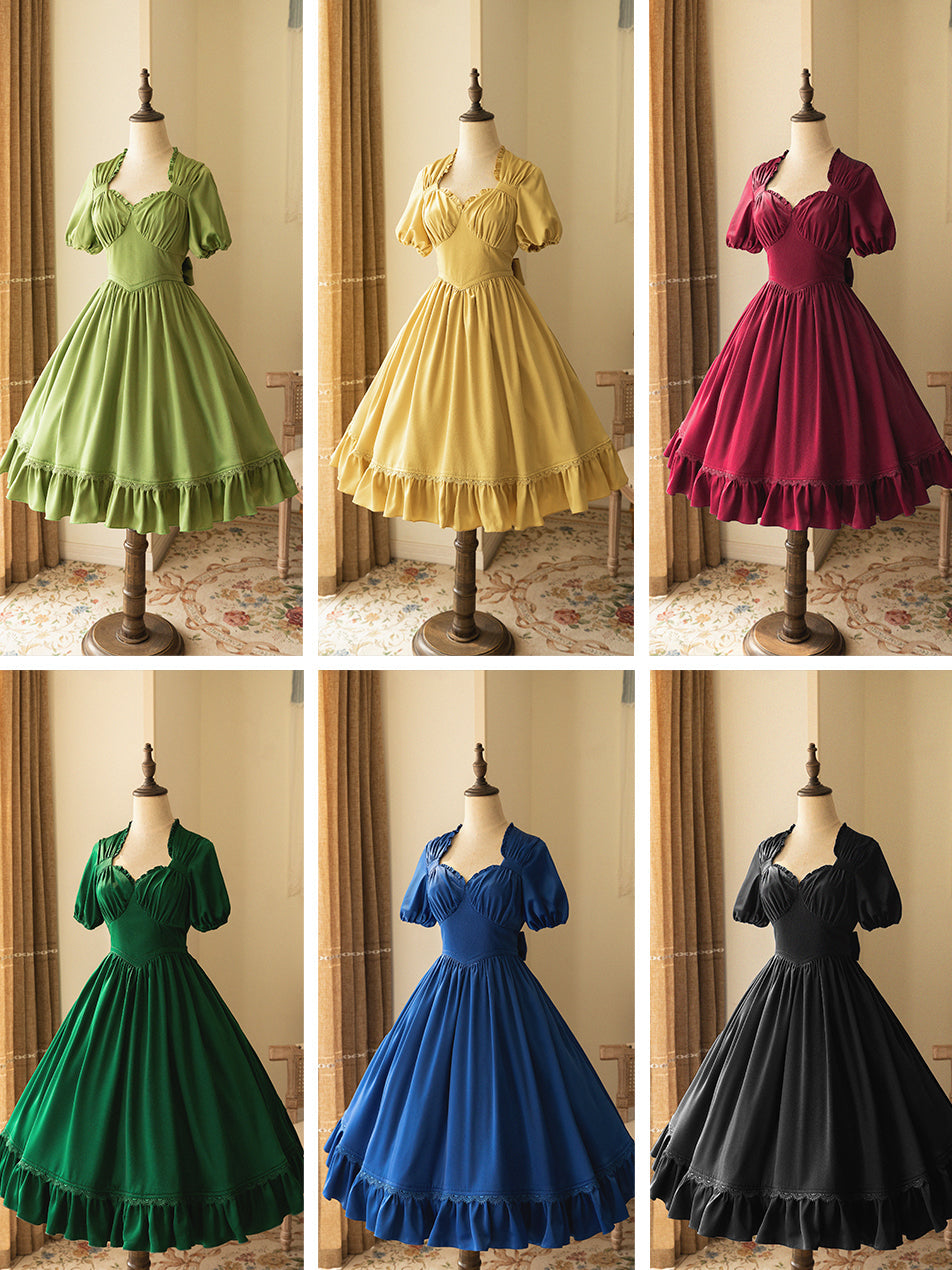 鹿鳴館時代の貴婦人ワンピース