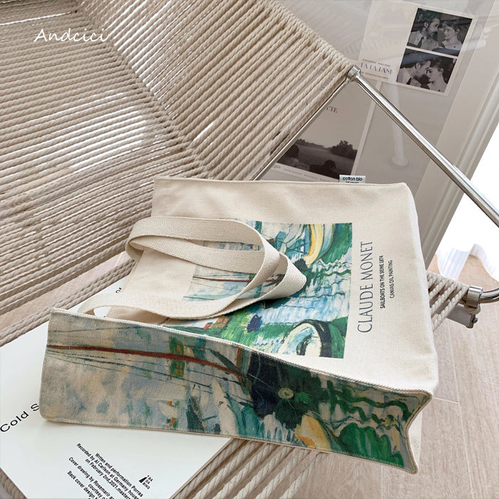 Sailboats on the Seineトートバッグ