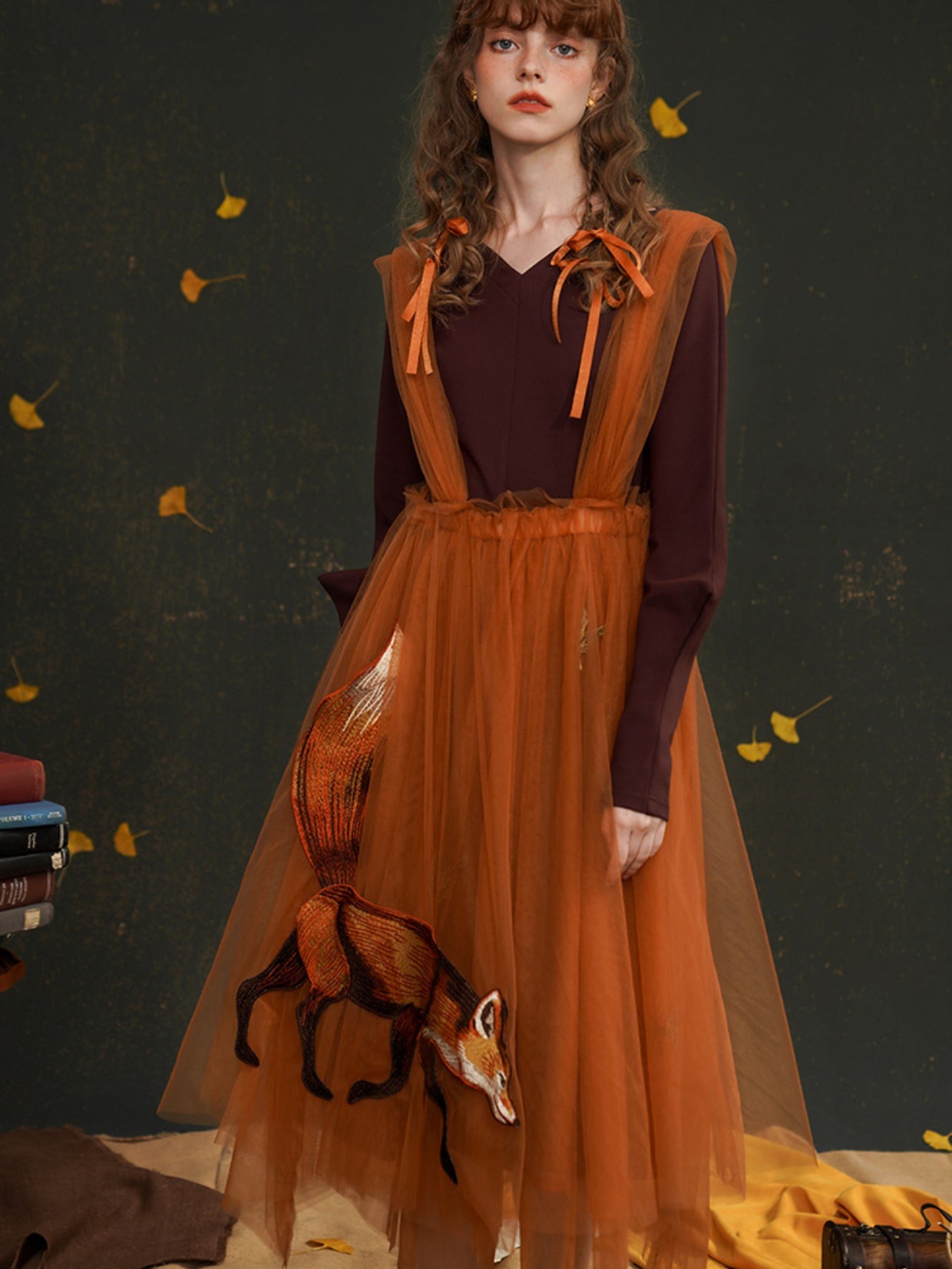 童話少女のポインテッドトップス