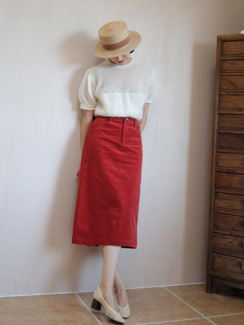 貴婦人レトロモヘアニット