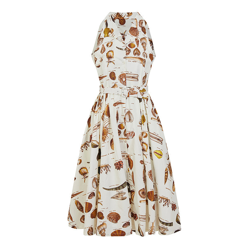 貝図鑑のレトロワンピース