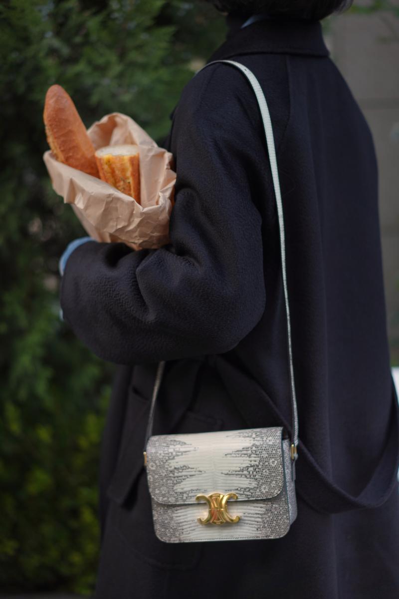 漆黒の貴婦人クラシカルロングウールコート