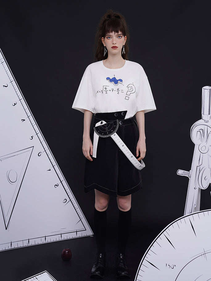 平方根の一次方程式と図形Tシャツ