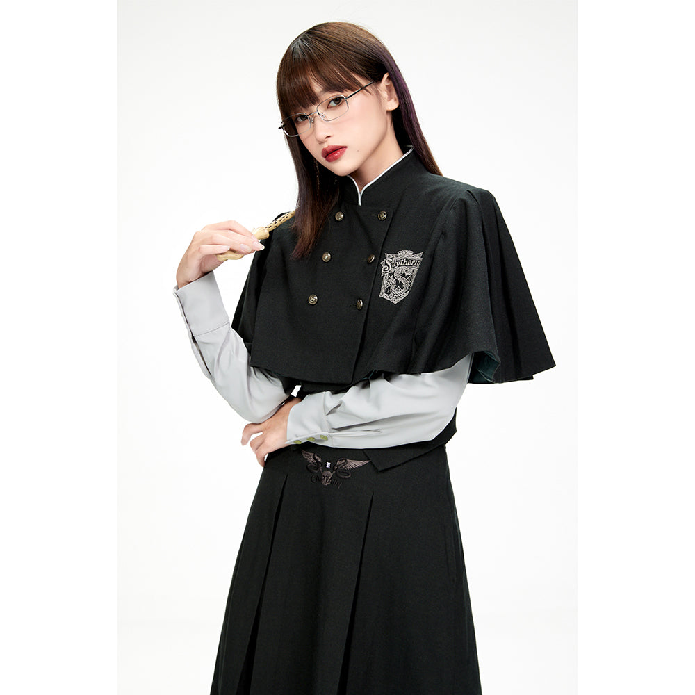 魔法学校の文学クラシカルショートケープ